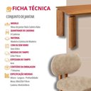Ver imagem 7 de Mesa de Jantar Nala 220cm Madeira Tampo Laminado 8 Cadeira Nala Milano Imbuia Natural