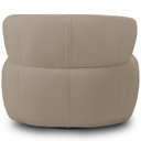 Ver imagem 7 de Kit 02 Poltronas Giratória Orgânica para Sala Living Florea M05 Bouclê Bege - Lyam Decor