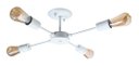 Ver imagem 2 de Lustre De Braço Para 04 Lâmpadas - Ideal Para Sala Quarto na cor branco - Modelo Sputinik