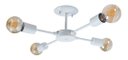 Ver imagem 1 de Lustre De Braço Para 04 Lâmpadas - Ideal Para Sala Quarto na cor branco - Modelo Sputinik