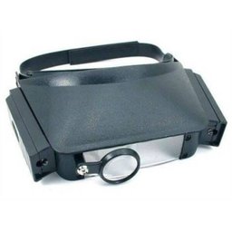 Lupa de Cabeca Pala com 3 Lentes de Aumento e 2 Lâmpadas - 1