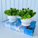 Ver imagem 4 de Kit livro p/ decorar porta objetos + dupla vaso branco decor