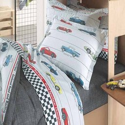Jogo De Lençol Karsten Percal 100% Algodão Carros Casal - 3