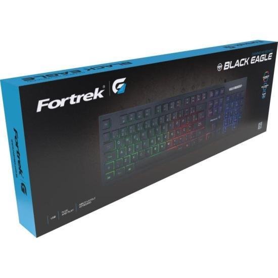 Teclado Gamer Multimidia Black Eagle Preto Fortrek - 3