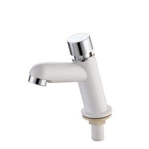 Torneira de Banheiro e Lavabo Fechamento Automático Mesa Branca FA01 Doan