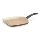 Ver imagem 1 de Bistequeira Quadrada 24 Antiaderente Marrom Panelux