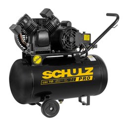 Compressor Schulz CSV 10 PRO 50L 140 Lbs 2 cv 110V Mono Móvel - 1