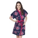 Ver imagem 1 de Roupão Adulto de Verão M Aveludado Rubi Algodão Lepper