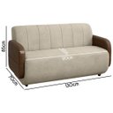 Ver imagem 6 de Sofá Orgânico Curvo Malbec 2 Lugares 130cm Bouclê Facto - Sofa Store:bouclê Bege