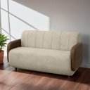 Ver imagem 7 de Sofá Orgânico Curvo Malbec 2 Lugares 130cm Bouclê Facto - Sofa Store:bouclê Bege