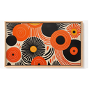 Ver imagem 2 de Quadro Decorativo N°93 115x70cm - Panorâmico Geométrico - Retrô Laranja - Rollflex