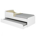 Ver imagem 2 de Cama Infantil Bicama Caracol Branco - Movelbras