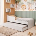 Ver imagem 1 de Cama Infantil Bicama Caracol Branco - Movelbras