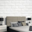 Ver imagem 2 de Painel Cabeceira Luna 1.28 Mt-Suede Bege/GatMagazine