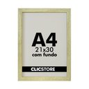 Ver imagem 1 de Kit 10 Moldura A4 21x30cm com Fundo sem Vidro Certificado Quadro Decorativo Imagem:carvalho
