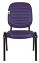 Ver imagem 7 de 02 Cadeiras Empilhável para Igrejas Evangélicas Linha Holy Roxo