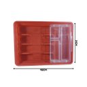 Ver imagem 3 de Porta Talher C/D e Tampa - Vermelho Paramount