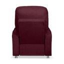 Ver imagem 3 de Cadeira Poltrona do Papai Reclinável Confortável Suede Bordô