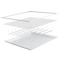 Ver imagem 6 de 6 Painéis Placa de Led Taschibra 18w Lys Quadrado Embutir 3000k Luz Quente