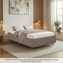 Ver imagem 4 de Cama Box Casal Estofada em Madeira Maciça Base Reforçada Santorini Espresso Móveis Marrom