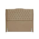 Ver imagem 3 de Cabeceira de Cama Box Queen 160 Cm Dubai Premium - Veludo Bege Escuro