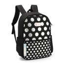 Ver imagem 1 de Mochila Juvenil Preta C/ Bolinhas Prata Up4you