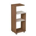 Ver imagem 4 de Mesa de Apoio Lateral Bis Design Moderno Cinamomo/off White Artely Móveis