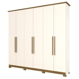 Guarda Roupa 6 Portas 3 Gavetas Vigo Henn - 1