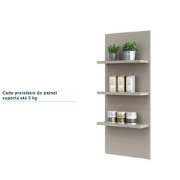 Painel de Cozinha 3 Prateleiras Suprema Luciane Móveis - 5