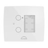 Interruptor Touch 2 Botões + Luz Emergência Led Acionamento Contr TV Diamond Branco 4x4 Dometek - 1