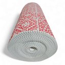 Ver imagem 5 de Tapete Passadeira Capacho Emborrachada Antiderrap. 0,65x1,00 Azulejo Vermelho Branco