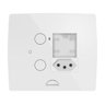 Interruptor Touch 2 Botões + Luz Emergência Led + Tom. Acionamento Contr TV Diamond Branco 4x4 Domet - 1
