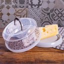Ver imagem 4 de Kit Queijeira, Porta Pão, Porta Frios e Porta Filtro Café com Tampa Plástico Premium - Plasútil