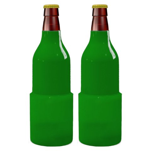 Conj 2 Porta Garrafa Cerveja Térmico Gel Fri-ice Conserva P/ 2 Horas