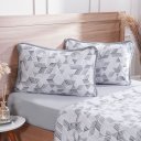 Ver imagem 5 de Jogo de Cama Casal 4 Pçs Malha Premium 145g/m² 100% Algodão 138x188x30cm