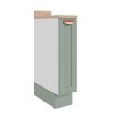 Ver imagem 2 de Balcão Porta Tempero Planejado 20cm com Tampo Arizona CabeCasa MadeiraOriginals Verde/Menta/Branco