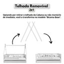 Ver imagem 7 de Bicama Infantil Solteirão Cabana Colorida Madeira Maciça Pinus Grade Cercadinho