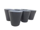 Ver imagem 1 de 8 Copos Bicolores Cozinha Suco Conjunto de Copos Preto com Branco Dehaus Verde