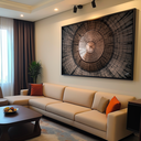 Ver imagem 2 de Quadro Decorativo Abstrato Radial