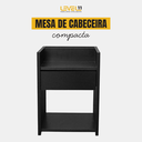Ver imagem 4 de Mesa de Cabeceira com Gaveta - Preto
