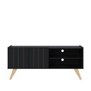 Ver imagem 7 de Rack Para TV Até 50 Polegadas 2 Portas Space Preto Fosco - Colibri