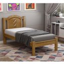 Ver imagem 1 de Cama de Solteiro 188cm X 95cm Imbuia Grécia Madeira Pinus - Cavazotto