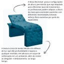 Ver imagem 5 de Maca Estofada Estética Cílios Regulável Spa Veludo Maitê:azul Turquesa