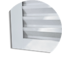 Ver imagem 4 de Porta de Correr Alumínio Branco Parede 1 Folha Veneziana C/visor Maxx