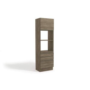 Paneleiro Forno 1 Porta 3 Gavetas 70cm Maxxi