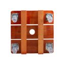 Ver imagem 3 de Suporte para Vaso de Planta Quadrado com Rodinhas Gel Silicone 25cm