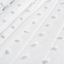 Ver imagem 5 de Jogo King Size Istambul Colcha Poppy 03 Pecas Dupla Face 300 Fio Super Luxuosa:BRANCO