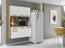 Ver imagem 2 de Cozinha Compacta Carol c/ Balcao - 6 Portas 1 Gaveta