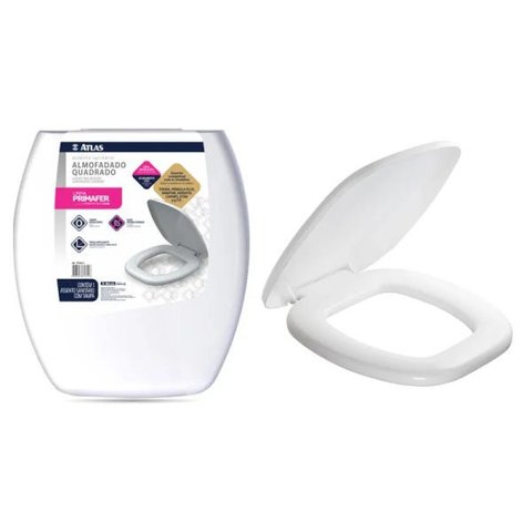 Assento Almofadado para Vaso Sanitário Thema Primafer Branco