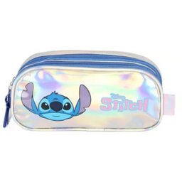 Kit Mochila de Rodinhas + Estojo Stitch Holografica Luxcel - 4